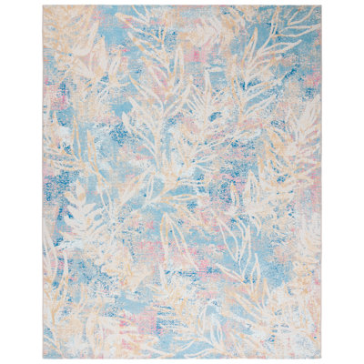 Tapis d'intérieur / extérieur à motif floral Barbados 500 Performance