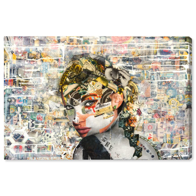 " Katy Hirchfeld - Eyes For You Female Portrait " Painting Print