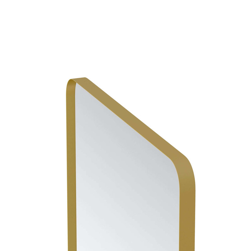 Miroir mural, 40 po x 30 po, Doré