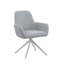 Chaise d'appoint Cheskel en gris clair
