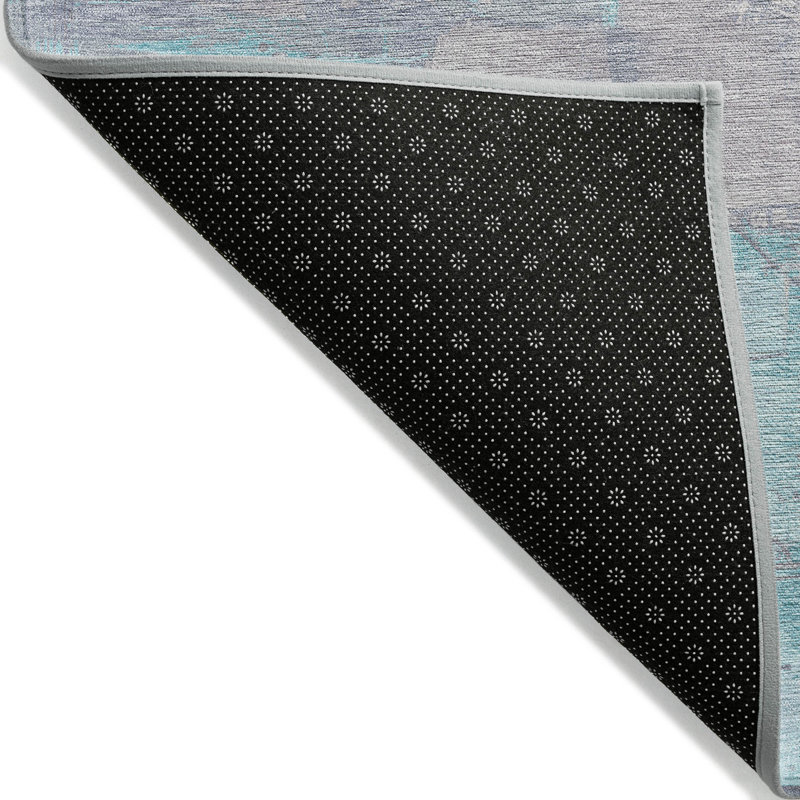 Tapis lavable intérieur / extérieur orange Duskaria , 8 pi x 10 pi