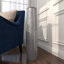 Vase gris décoratif en céramique à motif gravé-977777532