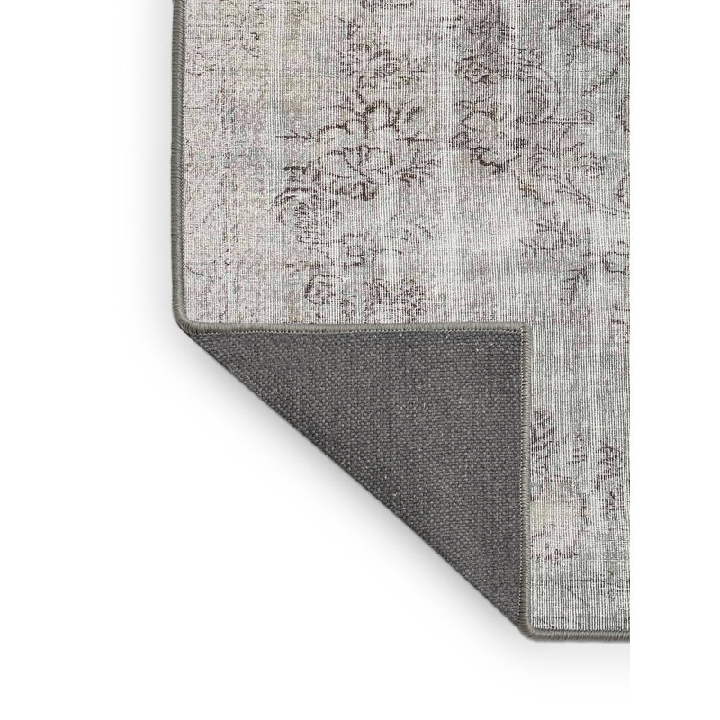 Tapis gris zone contemporaine, Rectangle 5 pi x 7 pi
