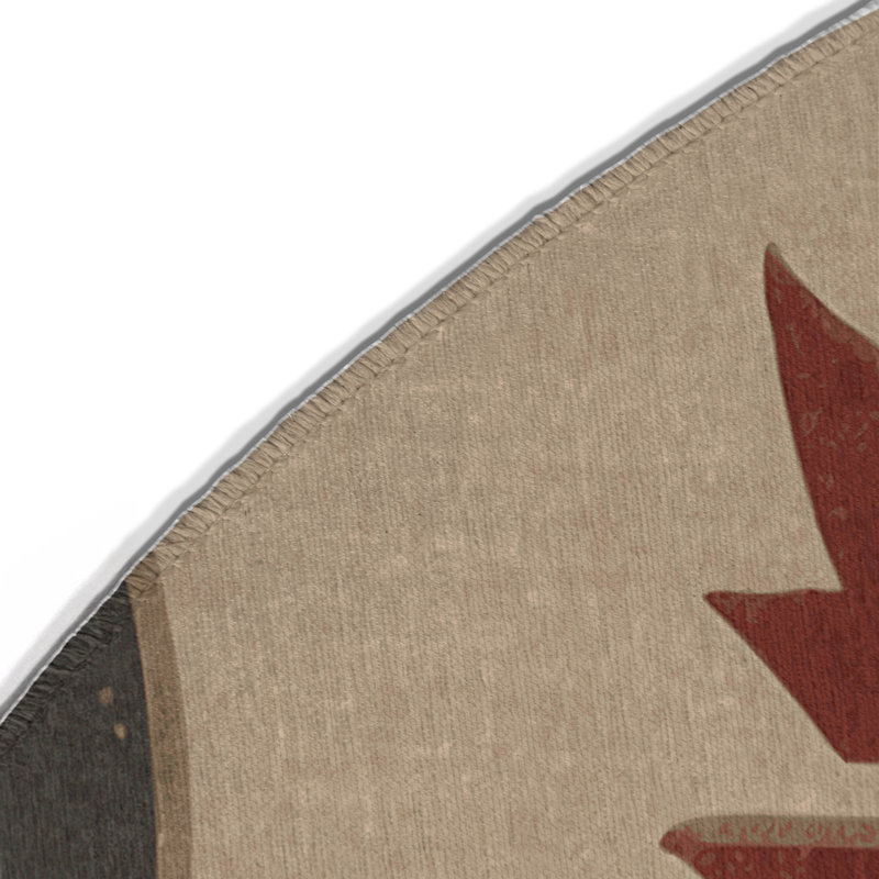 Palace Pathway Indoor And Outdoor Area Rug, Round 5'