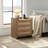 Ashvir Rattan 3-Drawer Nightstand With Built-In Outlets-436760588