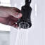 Robinet de cuisine rétractable noir mat - Interrupteur à deux poignées pour un débit et une température de l'eau réglables à 360 ° Buse rotative élevée Surface de nettoyage élargie Matériau laiton Durabilité avec poignées-163504552