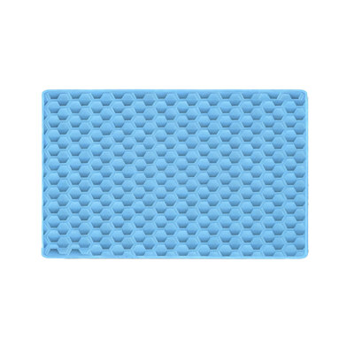 Cooling Mat For Dogs 39.4x27.6in Breathable Pet Cooling Pad Summer Washable Portable, Blue