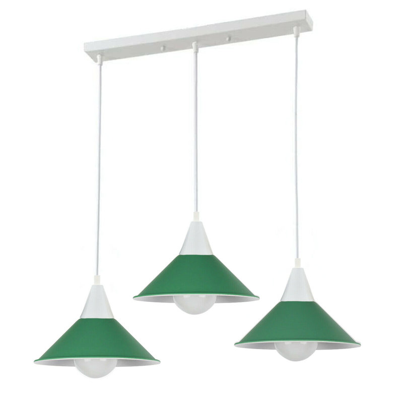 Whiting 3 - Light Kitchen Island Pendant, Green