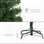 Sapin de Noël artificiel non éclairé de 6 pi avec des branches réalistes-2021149061-2021149066