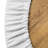 Highland Dunes Minimalist Fitted Round Tablecloth White Eggshell-103440573