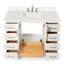 Freitas 48'' Solid Wood Single Bathroom Vanity-463623748-463623750-532015409