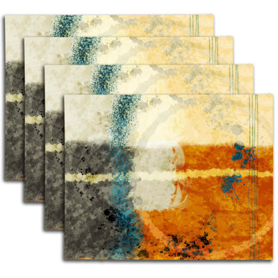 Napperon abstrait en polyester