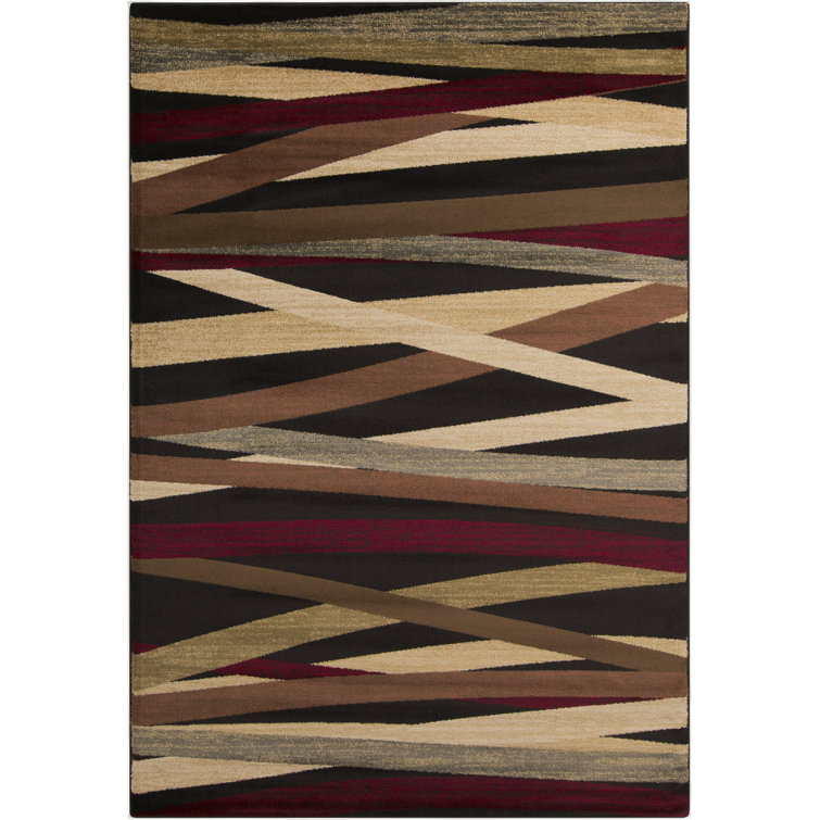 Tapis oriental brun, beige et noir Douglasland