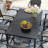 6-Person Rectangular Patio Dining Set With 360° Swivel PVC-coated polyester Chairs-954204432