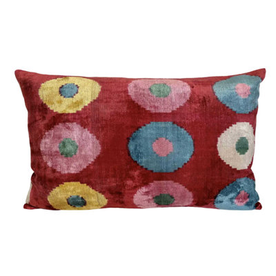 Velvet Lumbar Pillow Cover & Insert