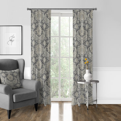 Paire de rideaux obscurcissant 100% coton Indali Barley