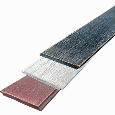 Patriotic Edition: Rustic Wood Shiplap (boîte de 10)