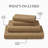 Ultra Soft Bamboo Sheet Set - 4 Pc Set - Wrinkle Resistant - Cooling Sheets with Deep Pockets-78635156-78635174