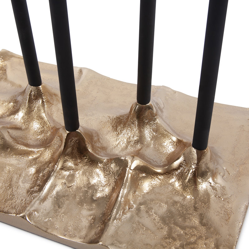 23'' H Aluminum Tabletop Candelabra