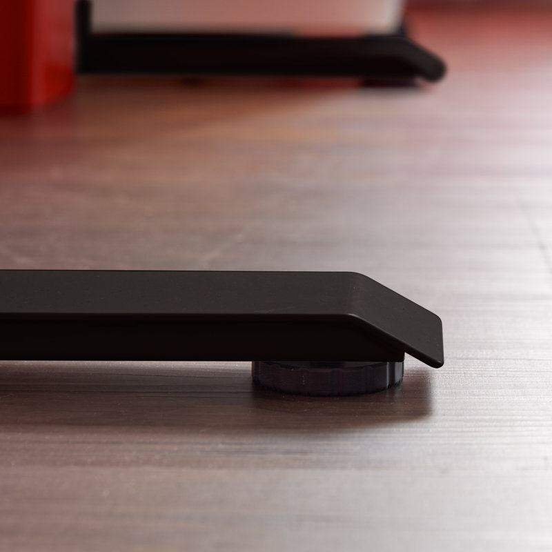 Bureau d'ordinateur sur pied Ergo, Noir