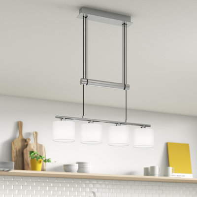 Linear Pendant Light 4 Flames Vicky
