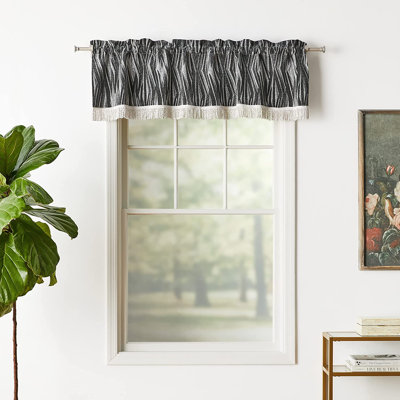 Nepomuk Geometric Tailored Window Valance