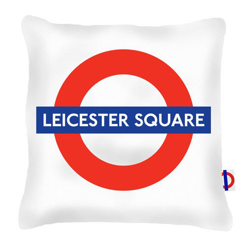 Leicester Square Tube Station London Transport Cushion