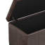 Repose-pieds rectangulaire avec rangement relevable Dover-1897544020