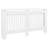 vidaXL Radiator Cover, Slatted Design Heater Cover Cabinet with Top Storage Shelf, Hide Cluttered Pipes, MDF-132453092-70533532-132453091
