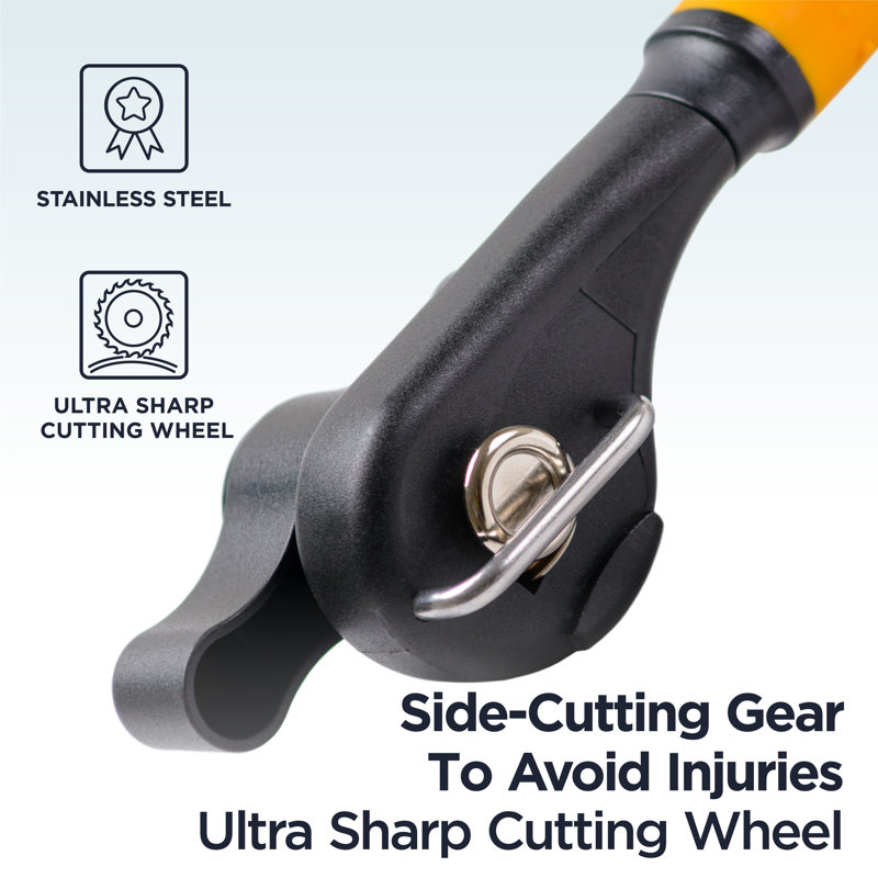 Deiss Orange Ergonomic Non-slip Handle Can Opener