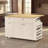 Kitchen Island With Storage Rolling Kitchen Island Cart With Drop Leaf Extension, Natural Wood Top, Drawers, Spice Rack, Towel Bar, Mobile Kitchen Cart For Kitchen & Dining Room-188370097-188370111