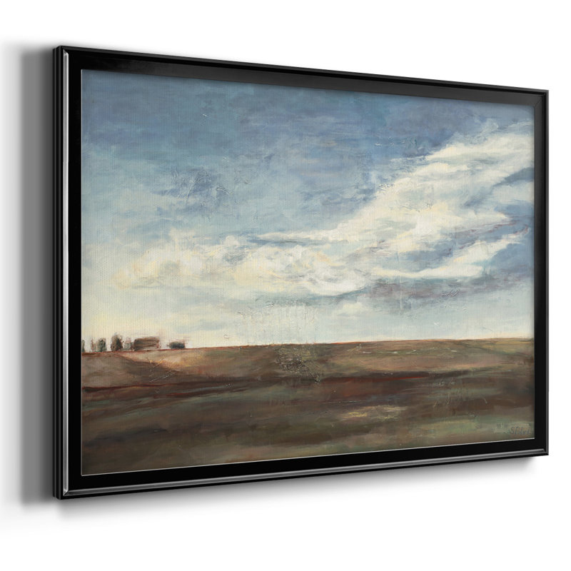 Toile tendue encadrée Coming Storm, Noir, H 14 po x l 20 po x P 1,5 po
