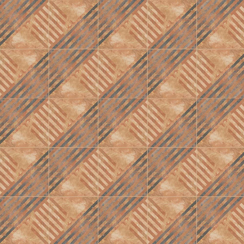 Cotto Rosa 4,5 x 4,5 motif Angela