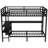Bunk Bed With Desk And Shelves, Multiple Placement, With LED And USB-726402291