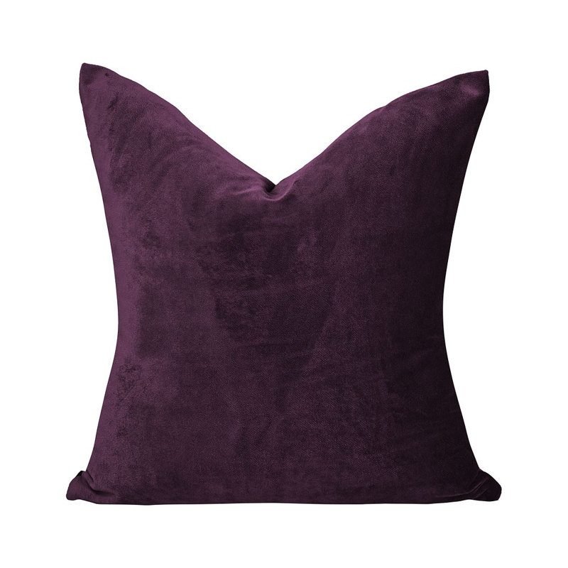 Matte Velvet Cushion Cover - 1 Pc, 30cm x 30cm, Palatinate Purple