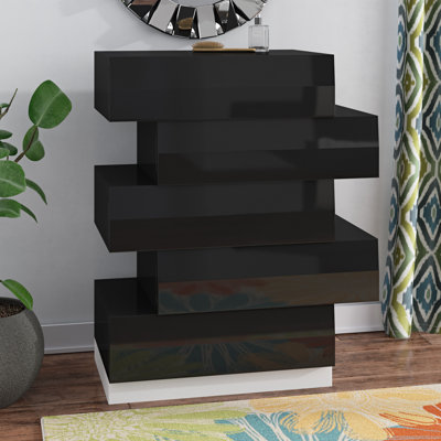 Mcinerney 5-Drawer Geometric Chest 