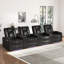 38'' Modern Upholstered Home Theatre Power Recliner With Arm Compartment, USB & Type-C (Set Of 4)
