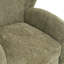 Chaise nordique, chaise multifonctionnelle en tissu chenille, canapé décoratif, dossier incurvé, salle d'étude de salon, vert olive