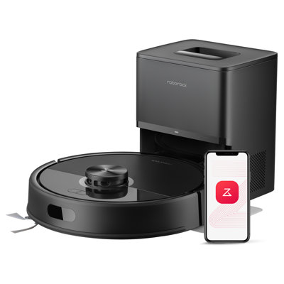 Roborock Q7 Series M5Plus Self-Empyting Robot Vacuum Cleaner and Mop, Dual Anti-Tangle System, For Pet Hair & Carpet, 10,000Pa Suction