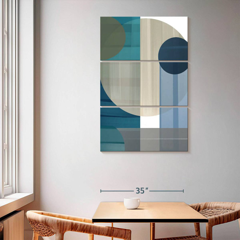 Avery Abstract Blue I, 65" H x 42" W