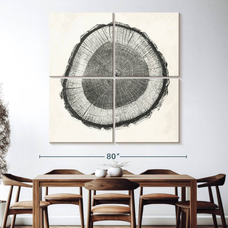 Avery Tree Ring II, 74" H x 74" W
