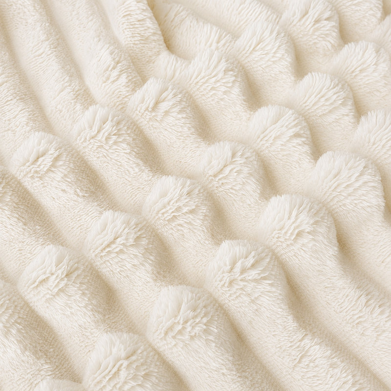 Couverture en flanelle moelleuse facile à entretenir, couverture anti-perte de poids légère toutes saisons pour un usage quotidien