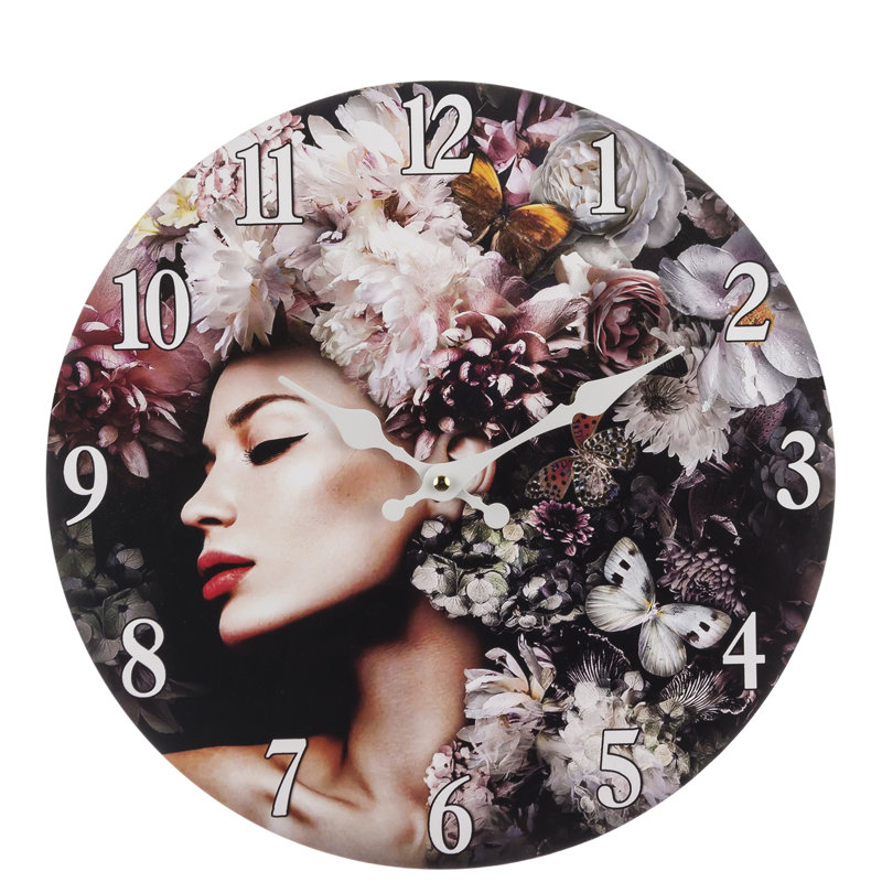 Zellig Wood Wall Clock