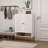 Grid Double Door Shoe Cabinet-443166473