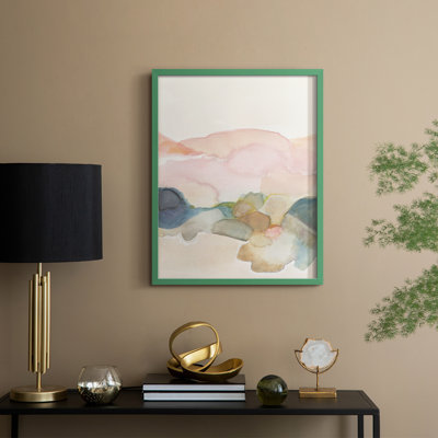 Desert Canyon II, reproduction encadrée - bois massif