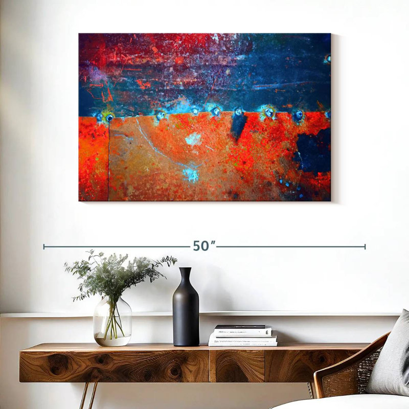 Avery Rust Abstract, 26" H x 39" W