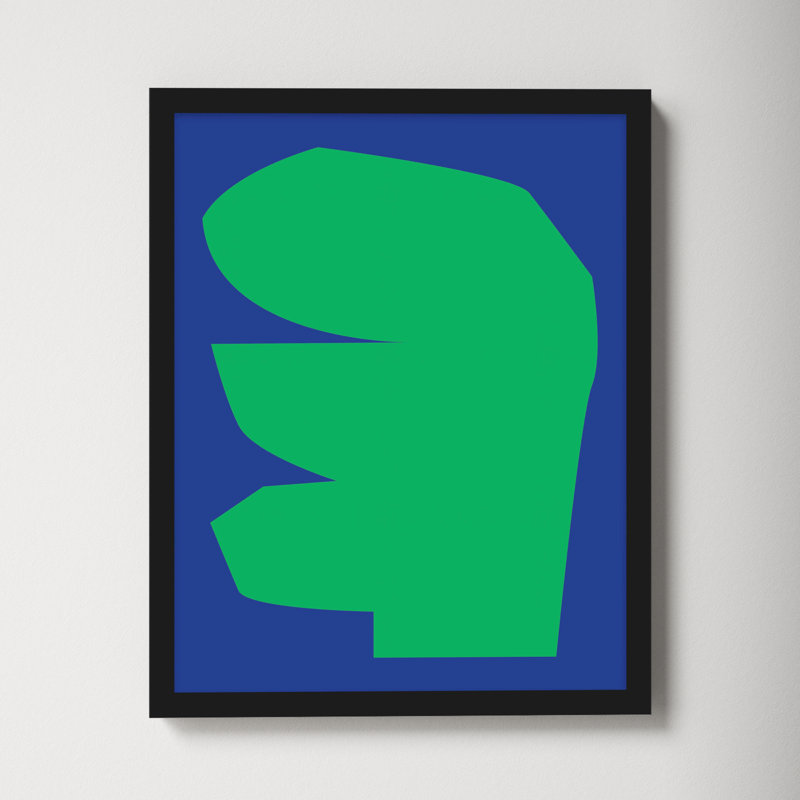 Process 1 by Michael Kempen, 16" W x 20" H, Black Framed