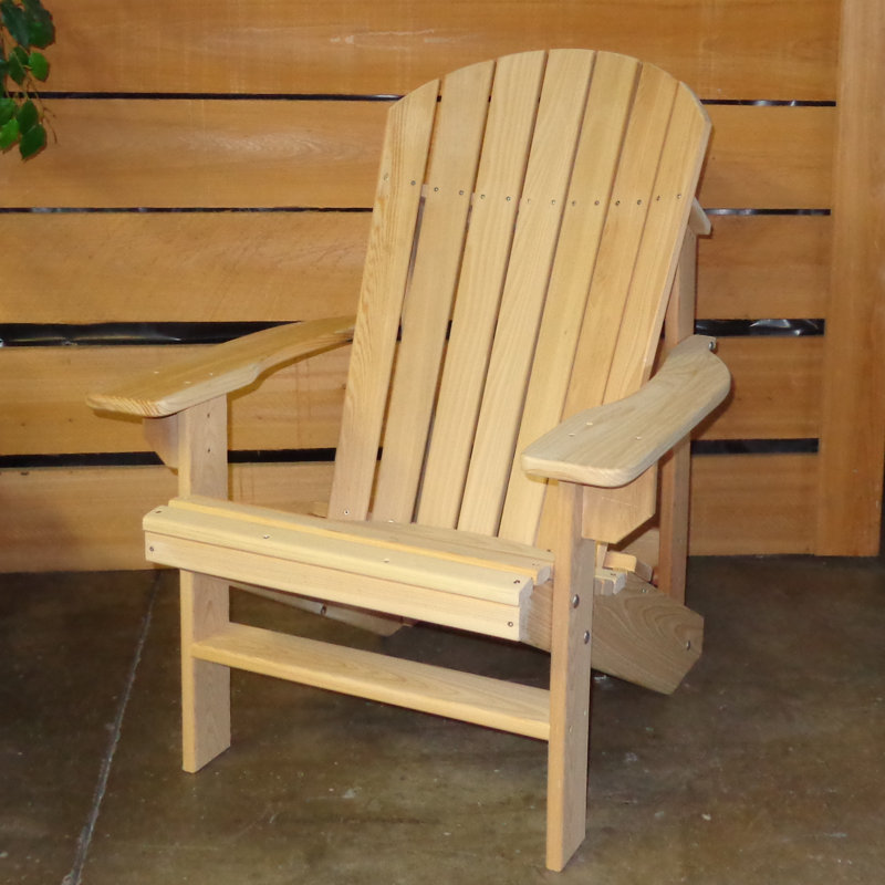 Chaise Adirondack en bois massif