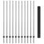 150cm H x 2500cm W Metal Border Fencing