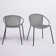 Chapa Indoor/Outdoor Stackable Steel Dining Chair with Rope